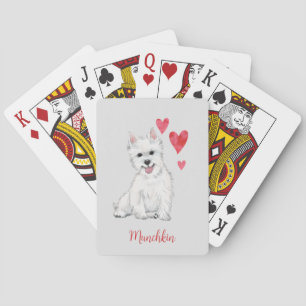 Baralho West Highland Terrier White fur Westie