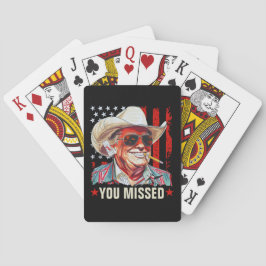 Baralho Western Trump Cowboy | Você Perdeu Trump 2024