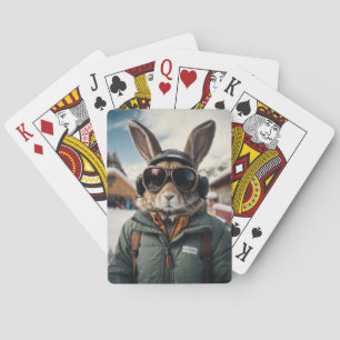 Baralho Whimsical Snowboard Bunny