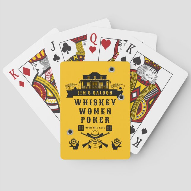 Baralho Wild West Americana Poker (Verso)