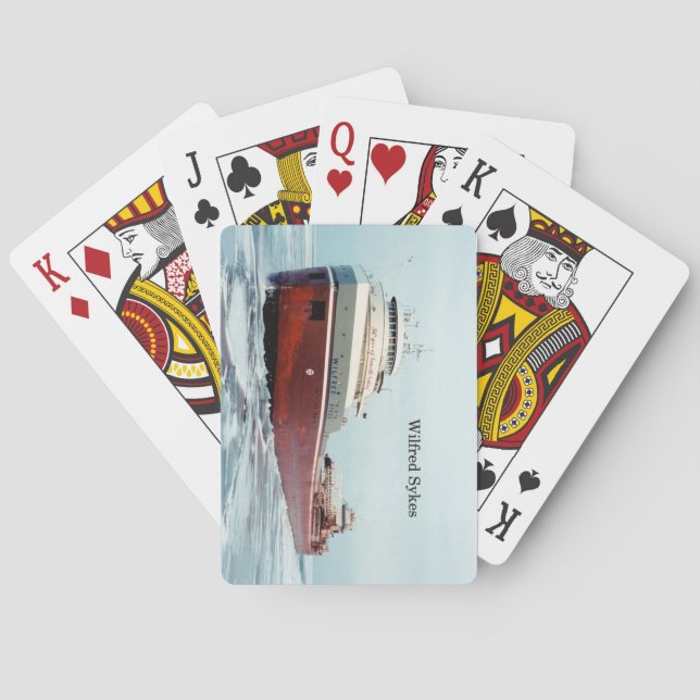 Baralho Wilfred Sykes joga cartas há 50 anos (Verso)