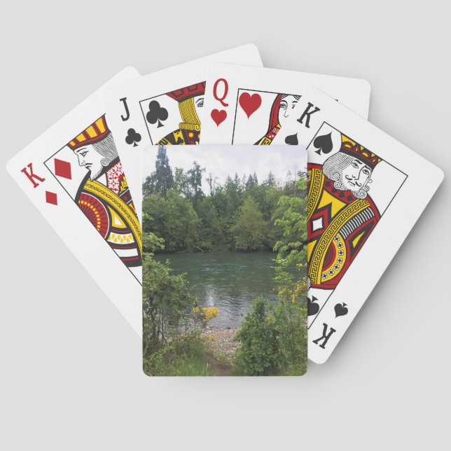 Baralho Willamette River, Elijah Bristow State Park, OR (Verso)