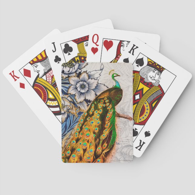 Baralho William Morris e PEACOCK Bicicletas (Verso)