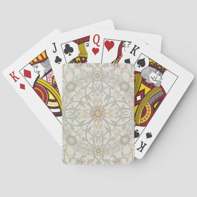 Baralho William Morris Floral Play Cards (Verso)