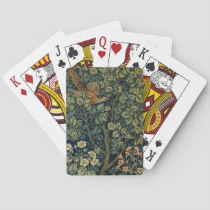 Baralho William Morris Pheasant Bird Tree Woodland