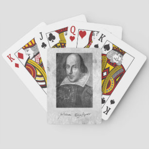 Baralho William Shakespeare - Cartões de Retrato e Assina