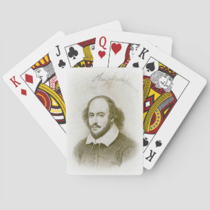 Baralho William Shakespeare - Cartões de Retrato e Assinat