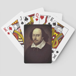 Baralho William Shakespeare Jogando Cartões