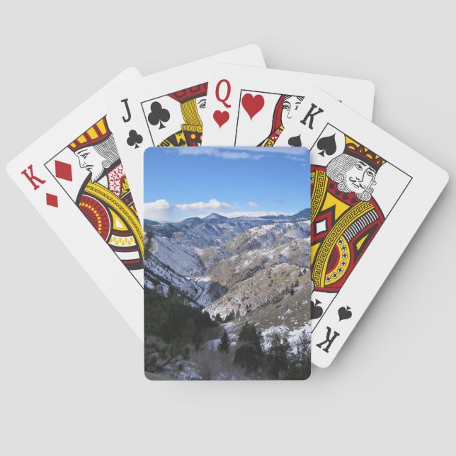 Baralho Windy Saddle Park, Ouro, Colorado (Verso)