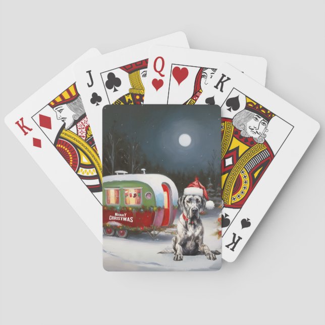 Baralho Winter Great Dane Caravan Christmas Adventure (Verso)