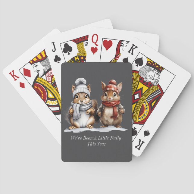 Baralho Winter Squirrel Playing Cards (Verso)