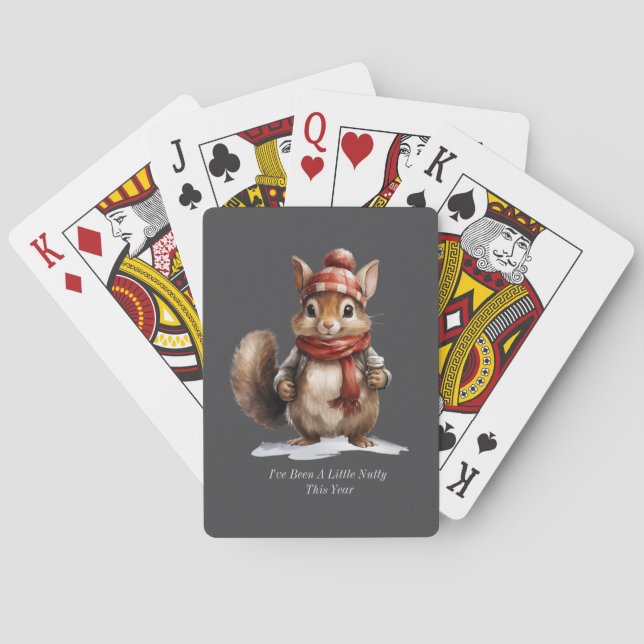 Baralho Winter Squirrel Playing Cards (Verso)
