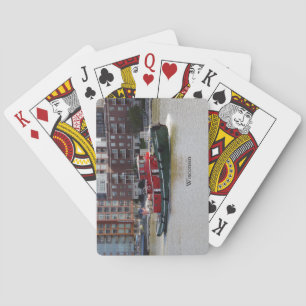 Baralho Wisconsin jogando cartas