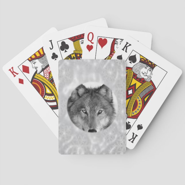 Baralho Wolf Playing Card Deck (Verso)