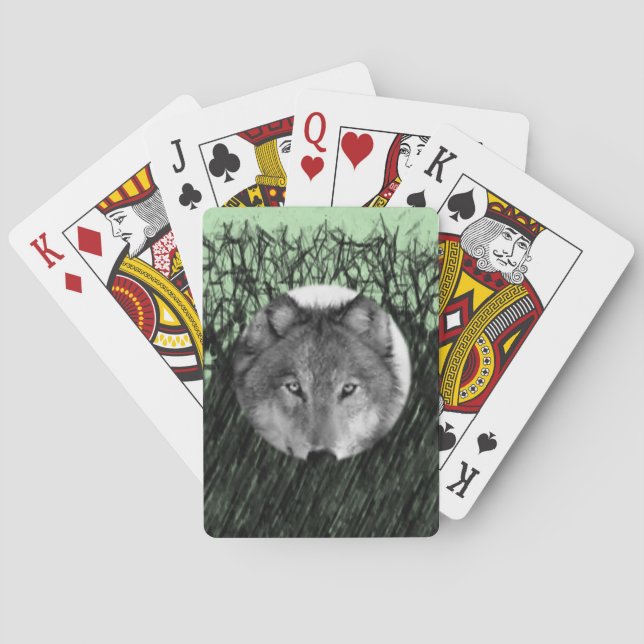 Baralho Wolf Playing Card Deck (Verso)
