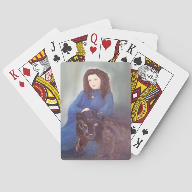 Baralho Woman n Black Panther Playing Cards (Verso)