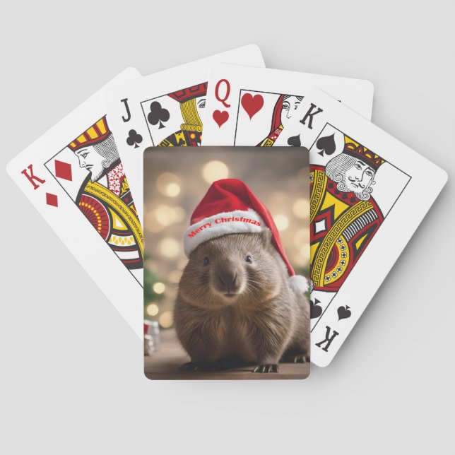 Baralho "Wombat Wonderland: A Cozy Christmas Eve" (Verso)