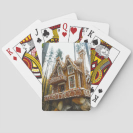 Baralho Woodland Gingerbread Mansion Playing Cards