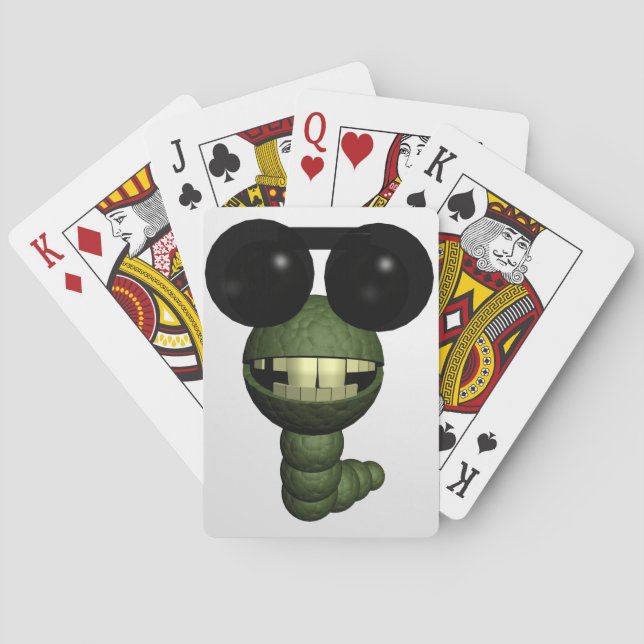 Baralho Wurm mit Sonnenbrilhle (Verso)