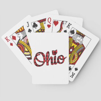 Baralho Xadrez de Natal de Ohio Pride Buckeye Rua