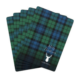 Baralho Xadrez personalizada de Tartan Clan Campbell