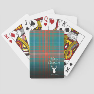 Baralho Xadrez personalizada de Tartan Clan Wilson