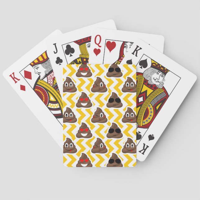 Baralho Yellow Zig Poop Emojis (Verso)