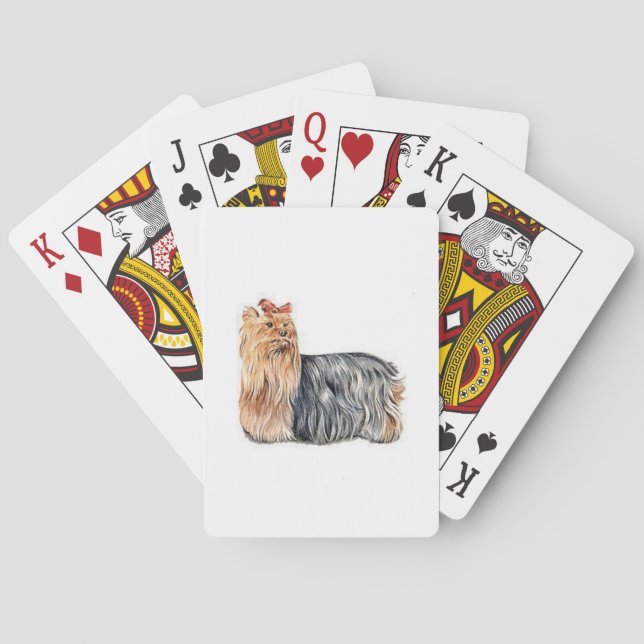 Baralho Yorkshire Terrier Dog Play Cards (Verso)