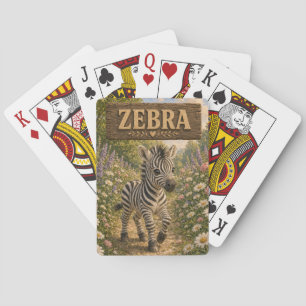 Baralho Zebra Bebe Fofa Livro de Histórias Berçário Animal