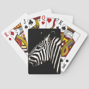 Baralho Zebra Black and White Stripes Animal