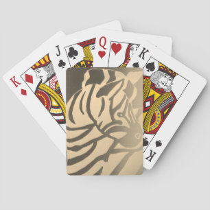 Baralho Zebra de Cartões Brancos (preto e branco)