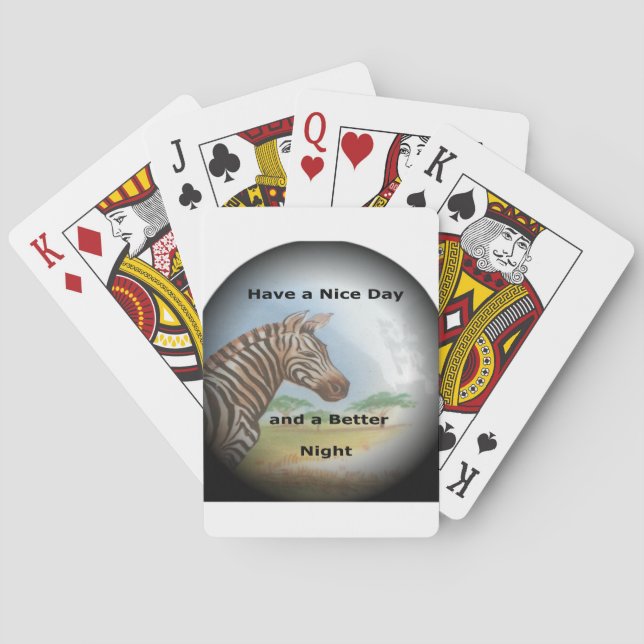 Baralho Zebra Portrait, Amboseli: O Espírito da Savana (Verso)