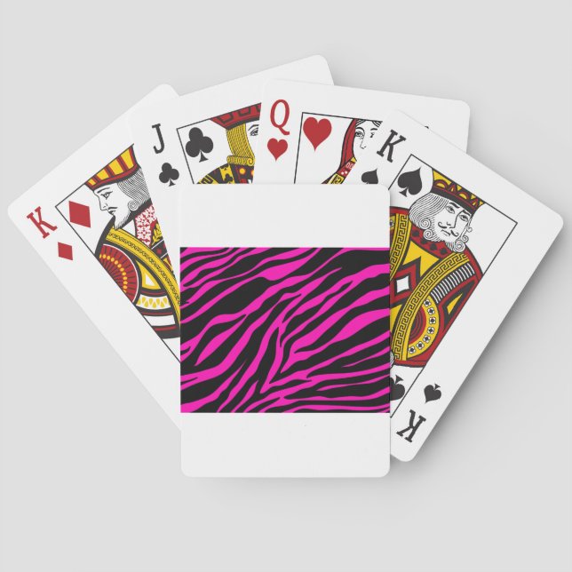 Baralho zebra rosa (Verso)
