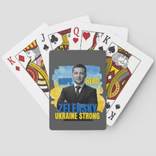 Baralho Zelensky Hope Hero Ucrânia Forte