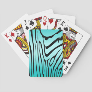 Baralho Zesty Zebra Cyan