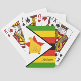 Baralho Zimbabwe Flag Games, Zimbabwe Playing Cards