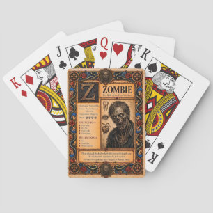 Baralho Zumbi, Arte de Bestiário Medieval