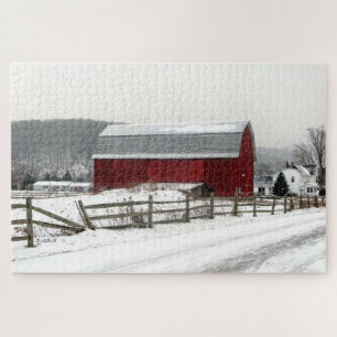 Barão Vermelho na Quebra-cabeça de Cena de Neve