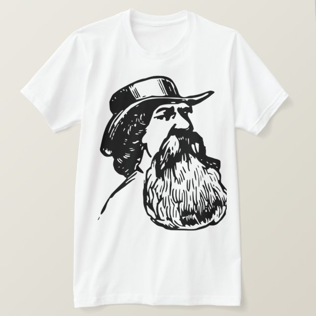 barba de camiseta (Frente do Design)