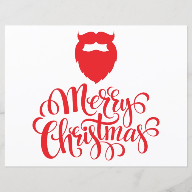 Barba Papai noel de Natal (Frente)