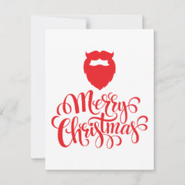 Barba Papai noel de Natal