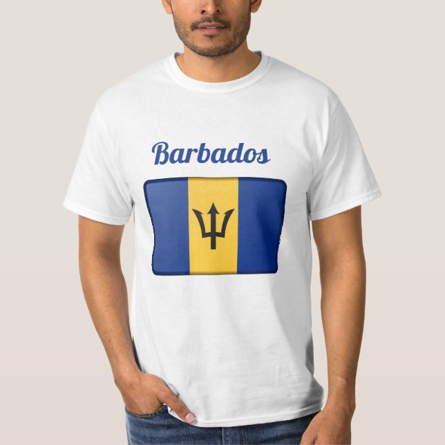 Barbados Flag T-Shirt (Frente)