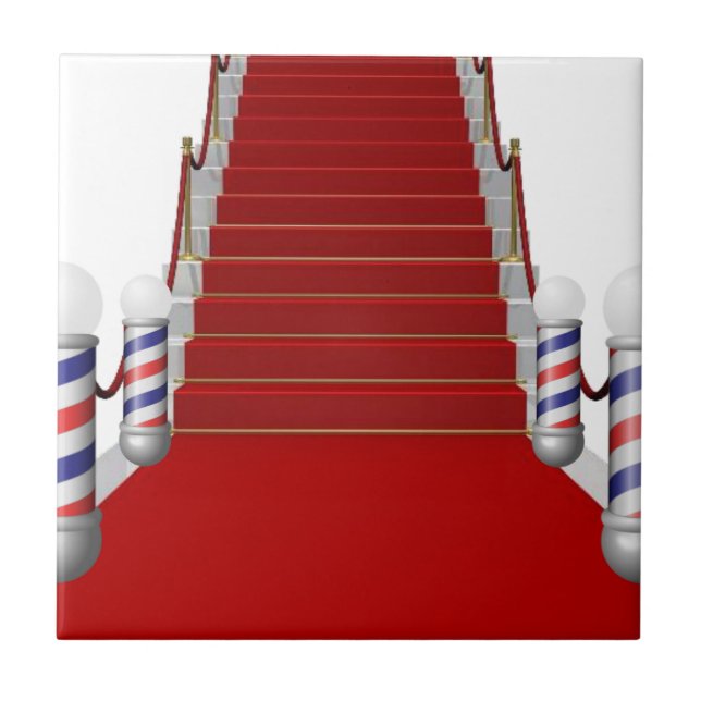 Barbearia de Azulejo de cerâmica (Frente)