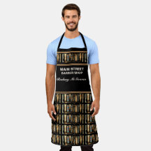 BARBER All-Over Impressão Apron