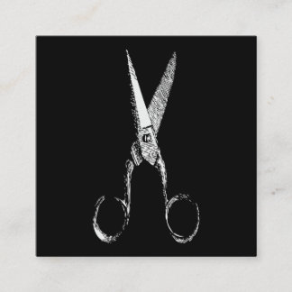 Barber de Tesoura Vintage ou Cartão de visita de S