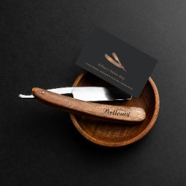 Barber Scalpel Cartão de visita