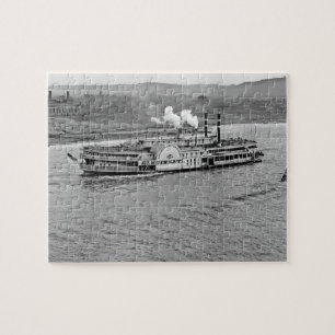 Barco a vapor quebra-cabeça de "Cincinnati" 1906