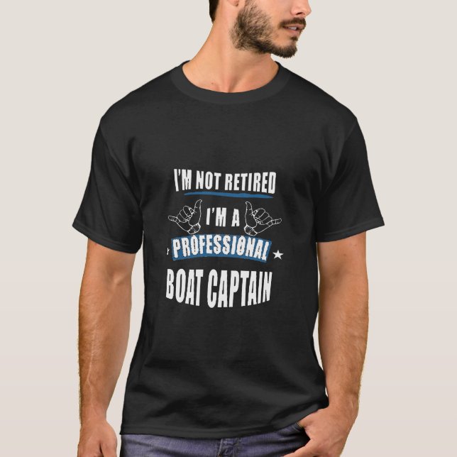 Barco Camiseta Barco Capitão Camisa (Frente)
