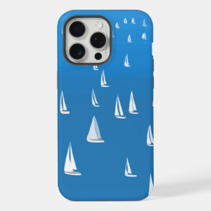 Barcos à vela no Mar azul profundo - Regata Velero
