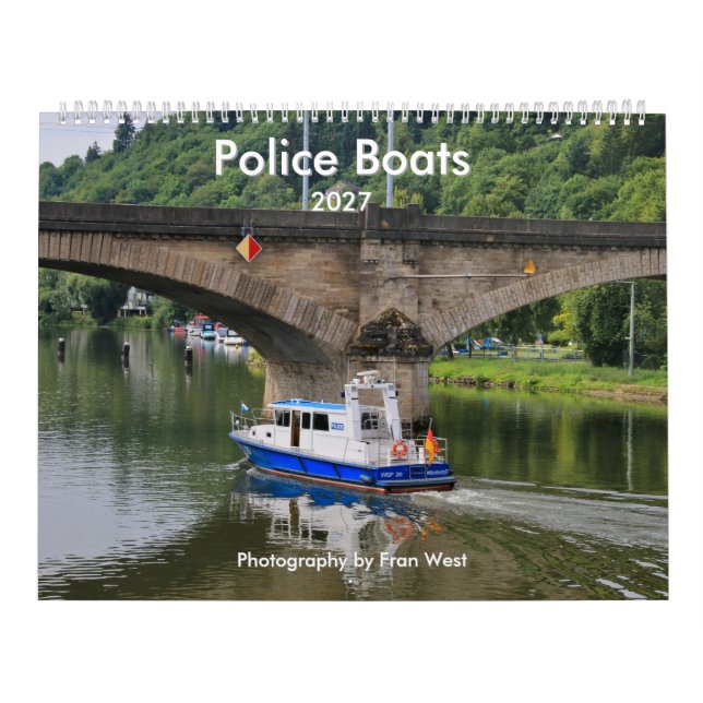 Barcos da Polícia calendário 2027 (Capa)